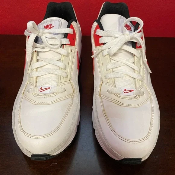 Nike Air Max LTD 3 White and Red Men's Shoes size 11 - Picture 2 of 8